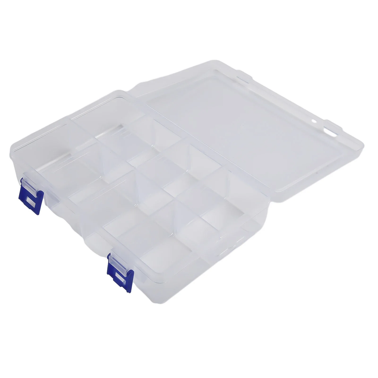 Container Storage Box Plastic Adjustable Compartment Display Organizer Dustproof Organizer Boxes Storage Box Earring Screw Bead