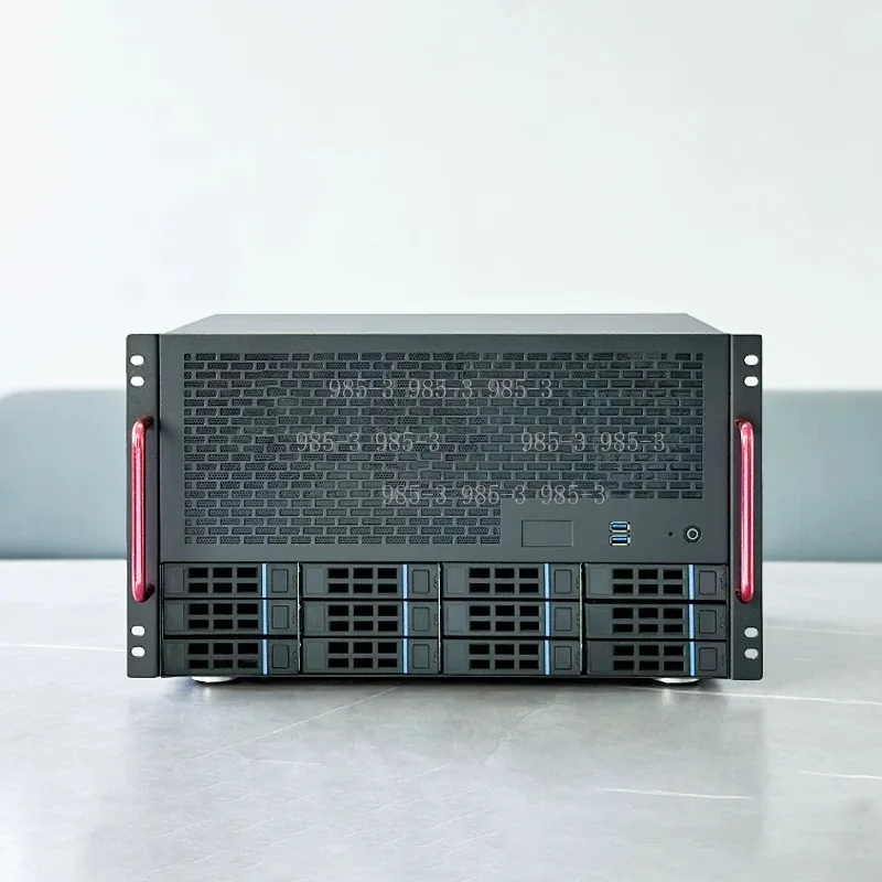 U2 Hard Disk EATX Main Board ATX Power Deepened 12-bit Enterprise Home Storage AIO Server NAS Chassis - view 2
