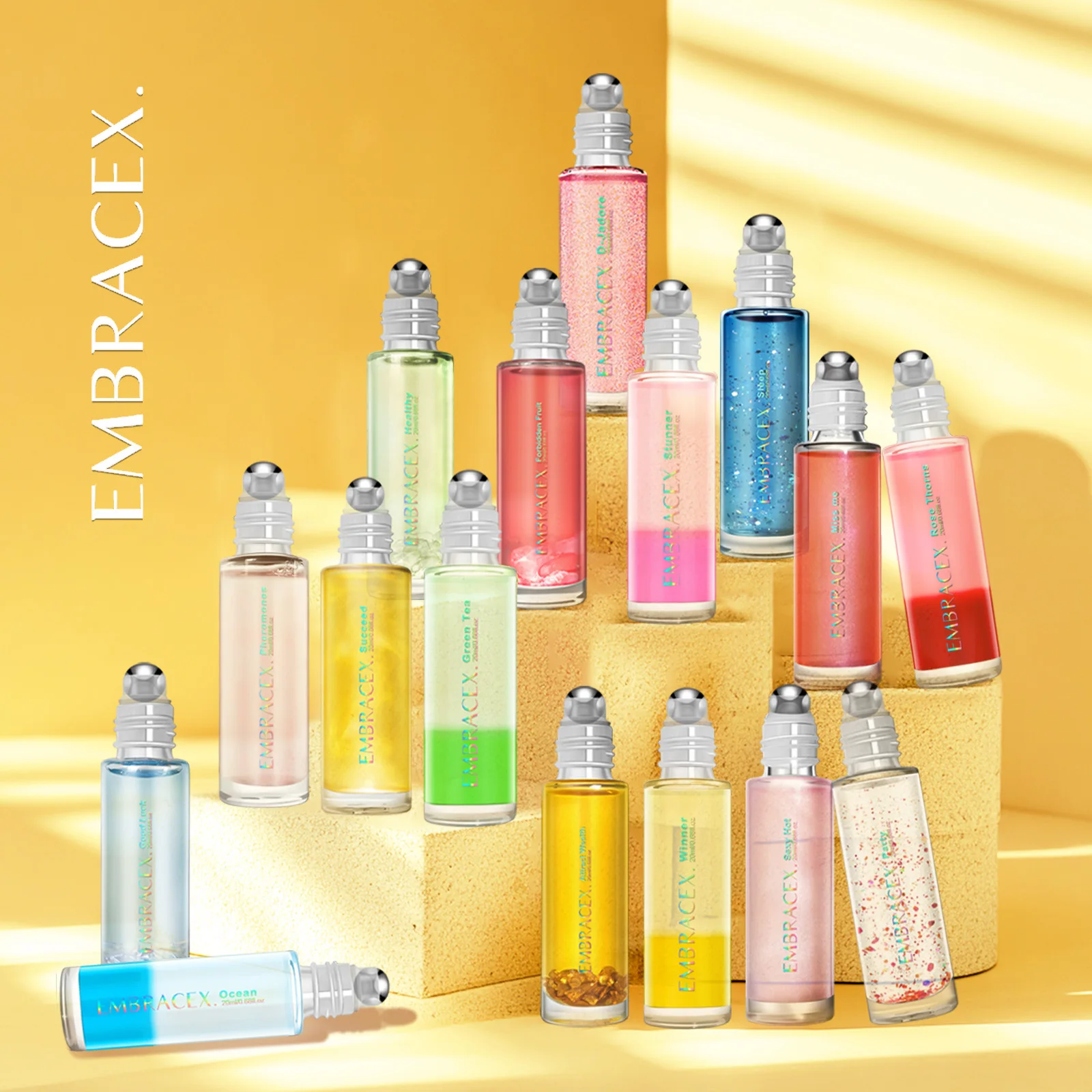 20ml Roller Ätherische Öle Duftöl DIY Kerze Tragbare Packung Langanhaltender Duft Geschenke