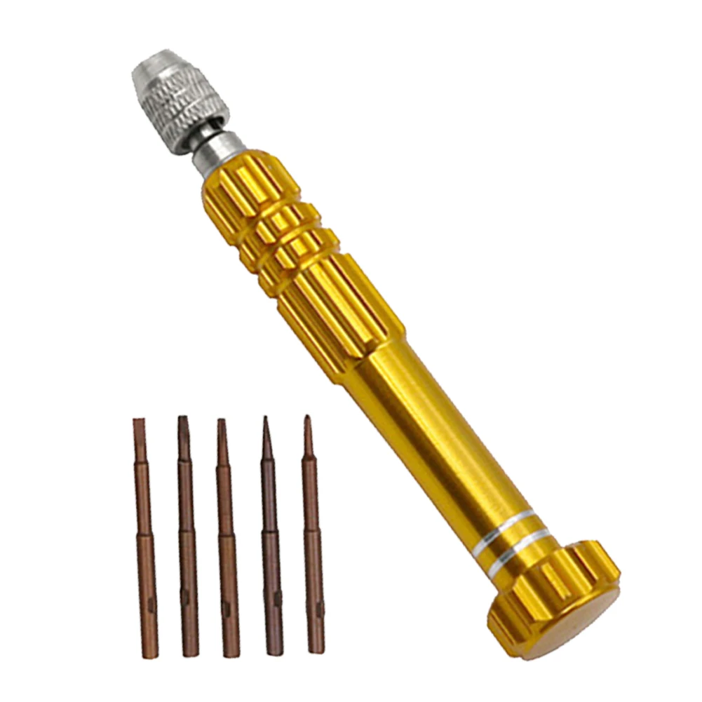 

5 In 1 Magnetic Screwdriver Torx Flat Cross Star Head 1.5/0.8/2.0/T5/T6 For Cell Mobile Watch Phone Repairing Kits Manual Tools