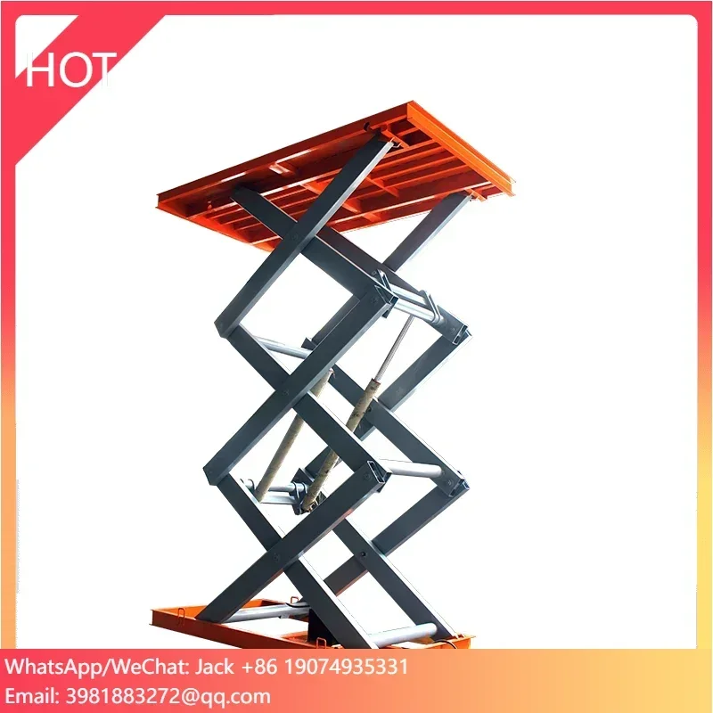 โต๊ะยกแบบกรรไกรเดี่ยว รับน้ำหนัก 2 ตัน 4 ตัน สำหรับคลังสินค้า ได้รับการรับรองมาตรฐาน CE คุณภาพสูง