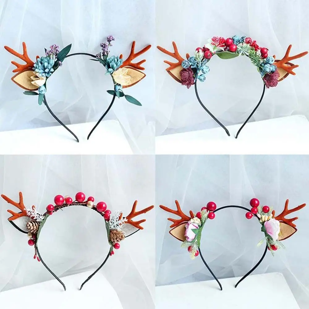 Headwear Cute For Girl Make Up Branch For Female Korean Style Head Hoop Antlers Headband Women Hair Band Hair Accessories