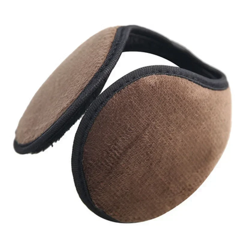 Nova moda unissex sólido inverno earmuffs mulheres homens protetor de orelha engrossar pelúcia macio quente earmuff acessórios de vestuário