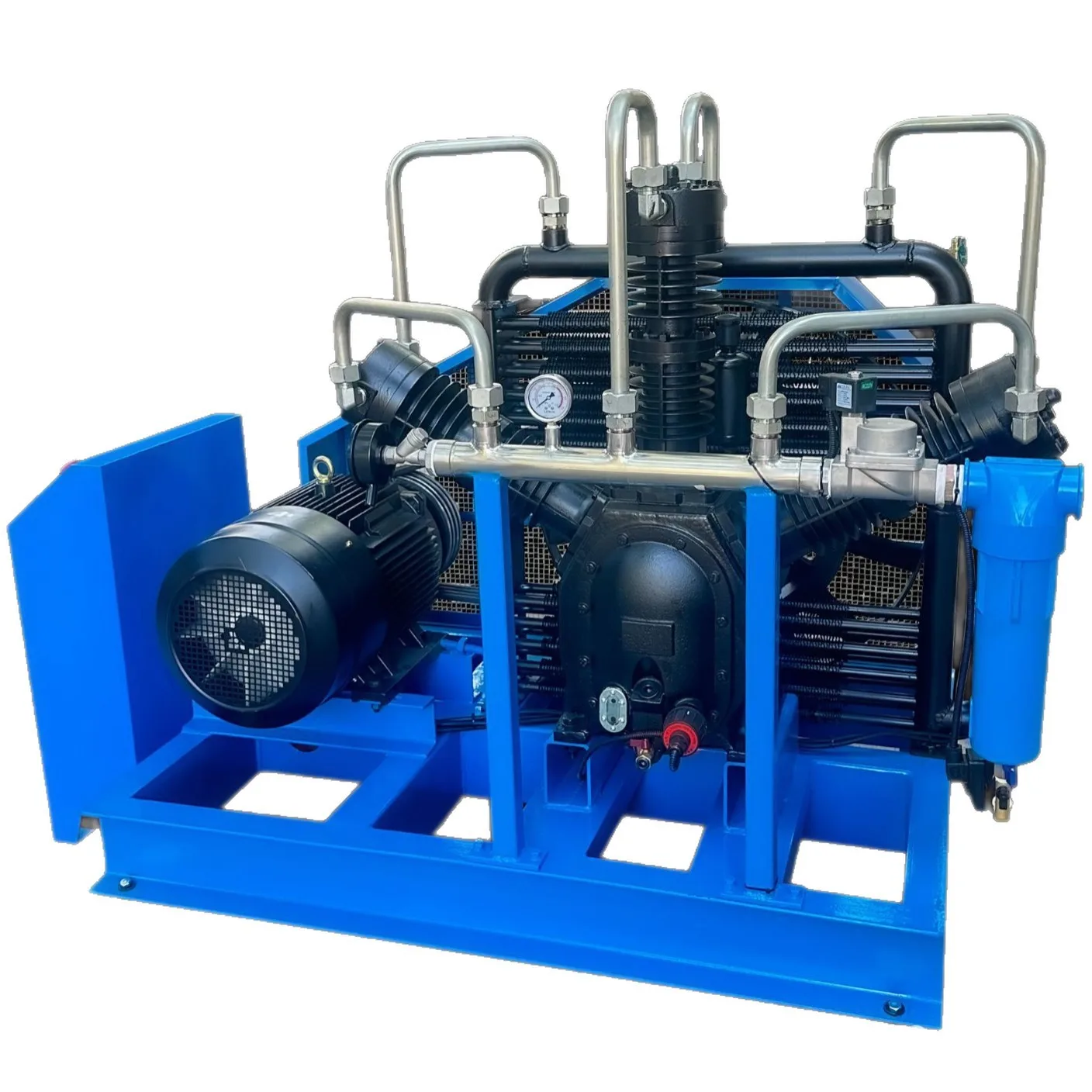 

All oil-free nitrogen booster piston compressor air pump