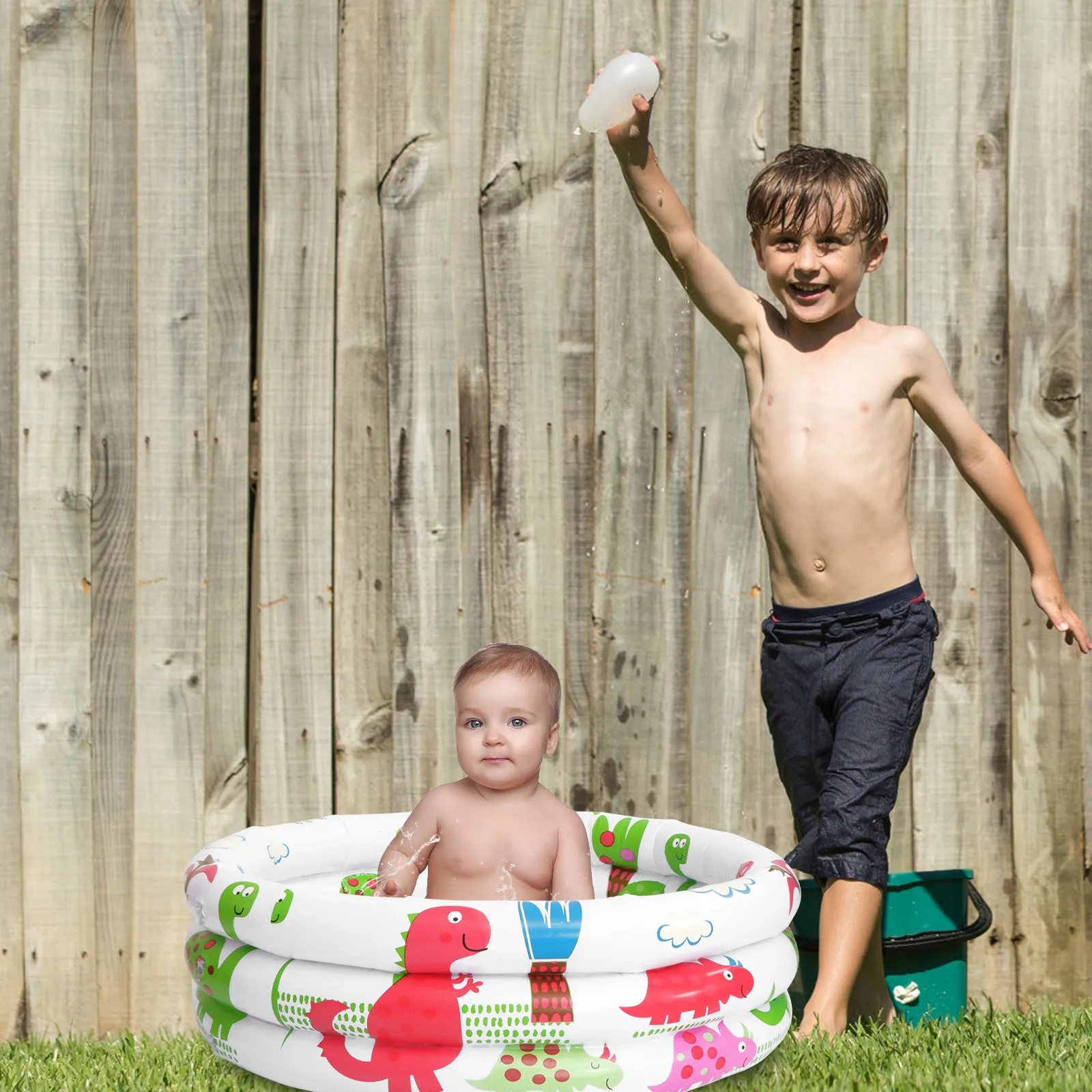 

Надувной бассейн для плавания, летняя игровая площадка для детей, безопасный для всей семьи, экологичный, большой, прочный, из ПВХ, без запаха, детская ванна