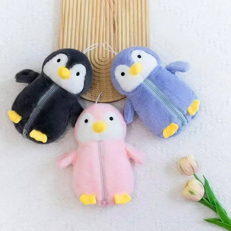 

SXH Cute Plush Pencil Case Bag Makeup Cosmetic Bag For Girl Organizer Wallet Stationery Travel Storage Bags School Supplies