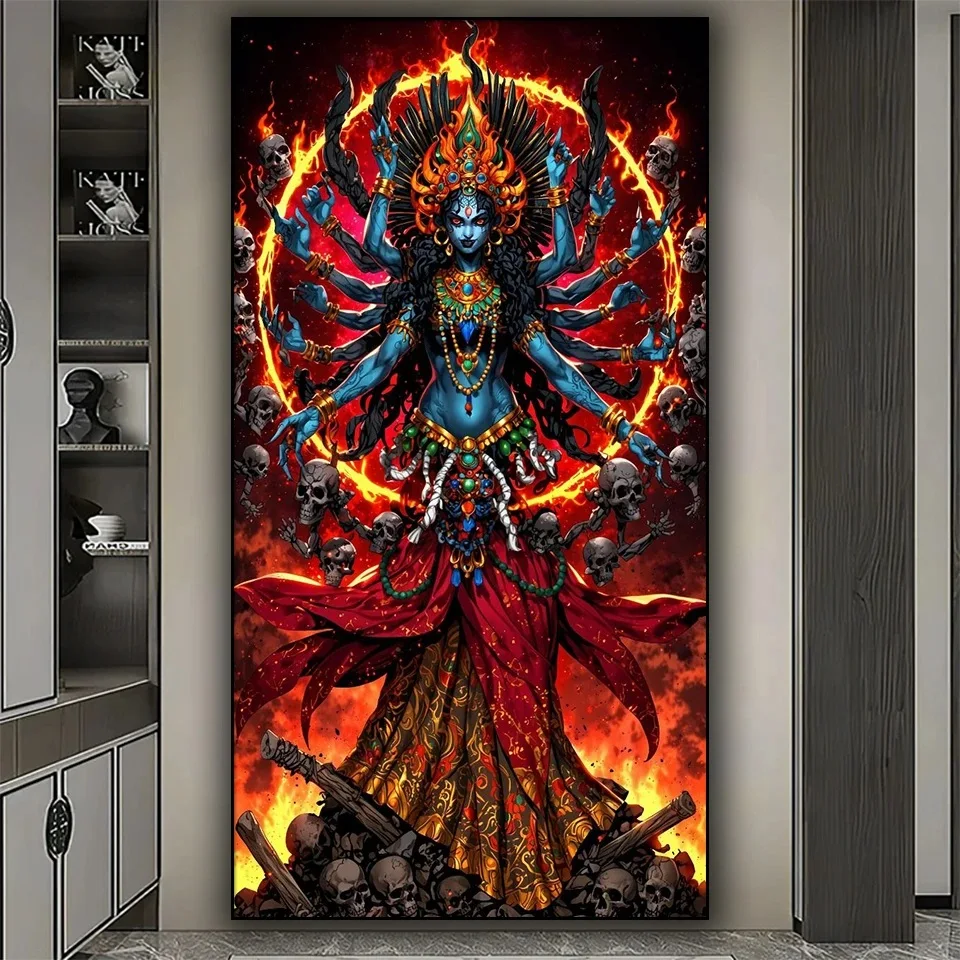 Fantasie Kali Buddha 5d Diy Diamant Malerei Neue Kollektion Voller Diamanten Mosaik Kreuzstich Kits Erstaunliche Religion Wohnkultur