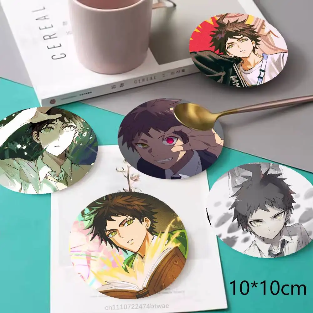 Hajime Hinata D-Danganronpa Izuru Kamakura Wooden Coaster Set, A Must-Have For Holiday Parties, Suitable For Bars, Offices