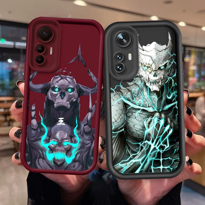 Anime Cool Kaiju No 8 Art Eye Ladder For Xiaomi MI 14 12T 11 Lite Poco M3 X5 X4 F5 F4 F3 F2 GT Pro 5G TPU Phone Case