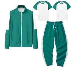 Season 2 Seong Gi-hun Cosplay Costume 456 149 Tracksuit Calamari Games Disguise Halloween Party Clothes For Men Women Sweatshirt