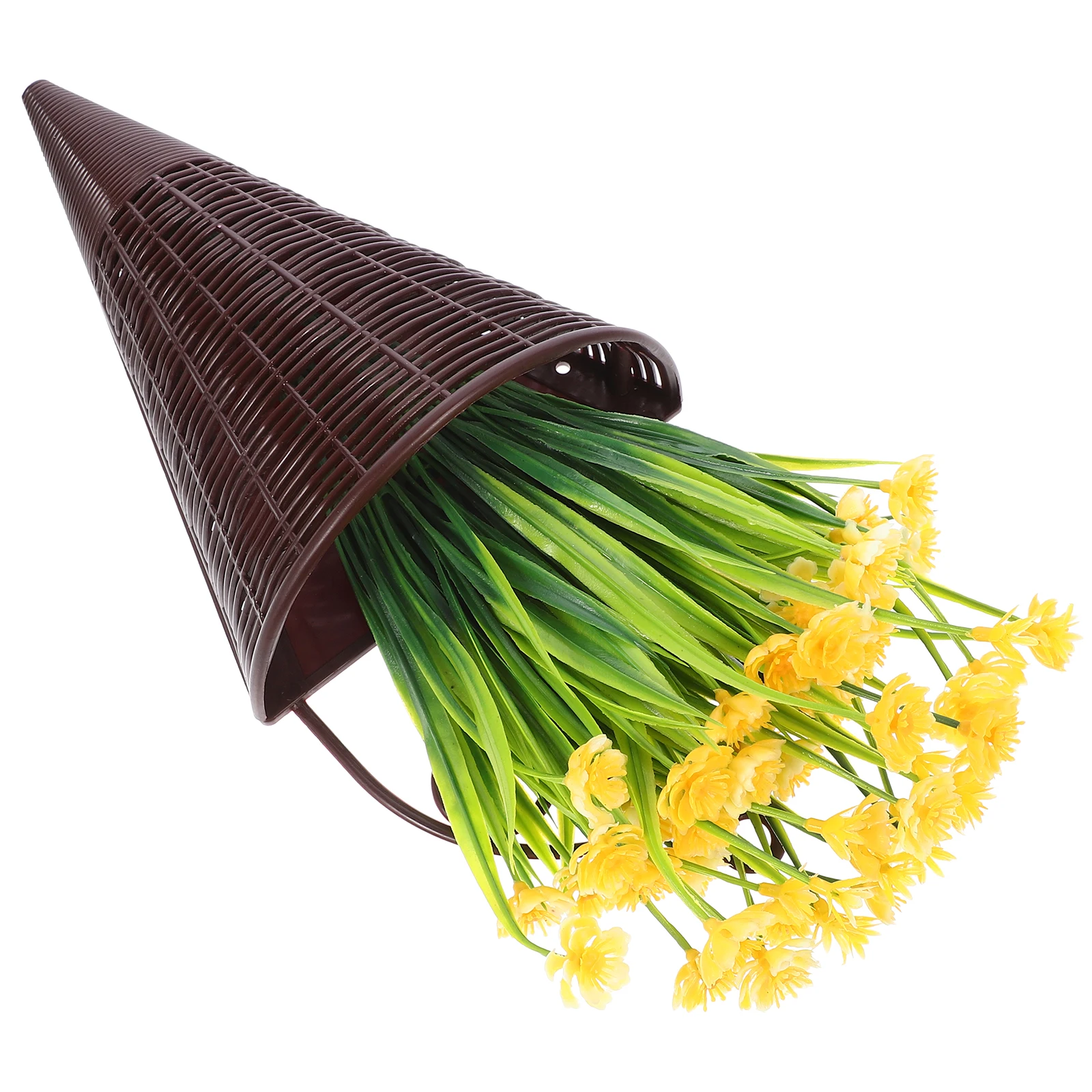 

Artificial Flower Yellow Hanging Artificial Flowers Decor Wall Hanging Home Decor Simulation Flowers Living Room