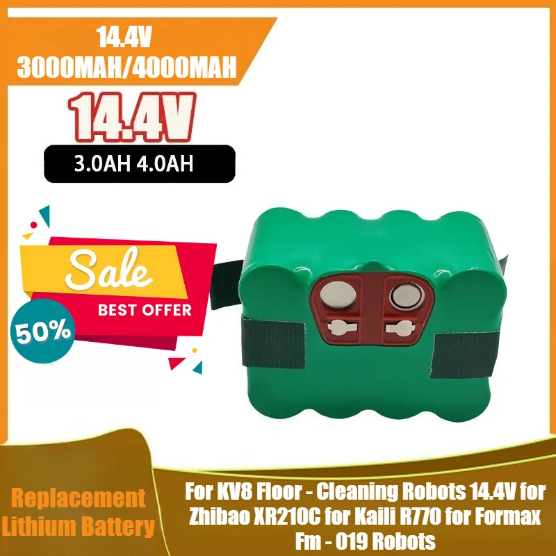 

For KV8 Floor - Cleaning Robots 14.4V for Zhibao XR210C for Kaili R770 for Formax Fm - 019 Robots