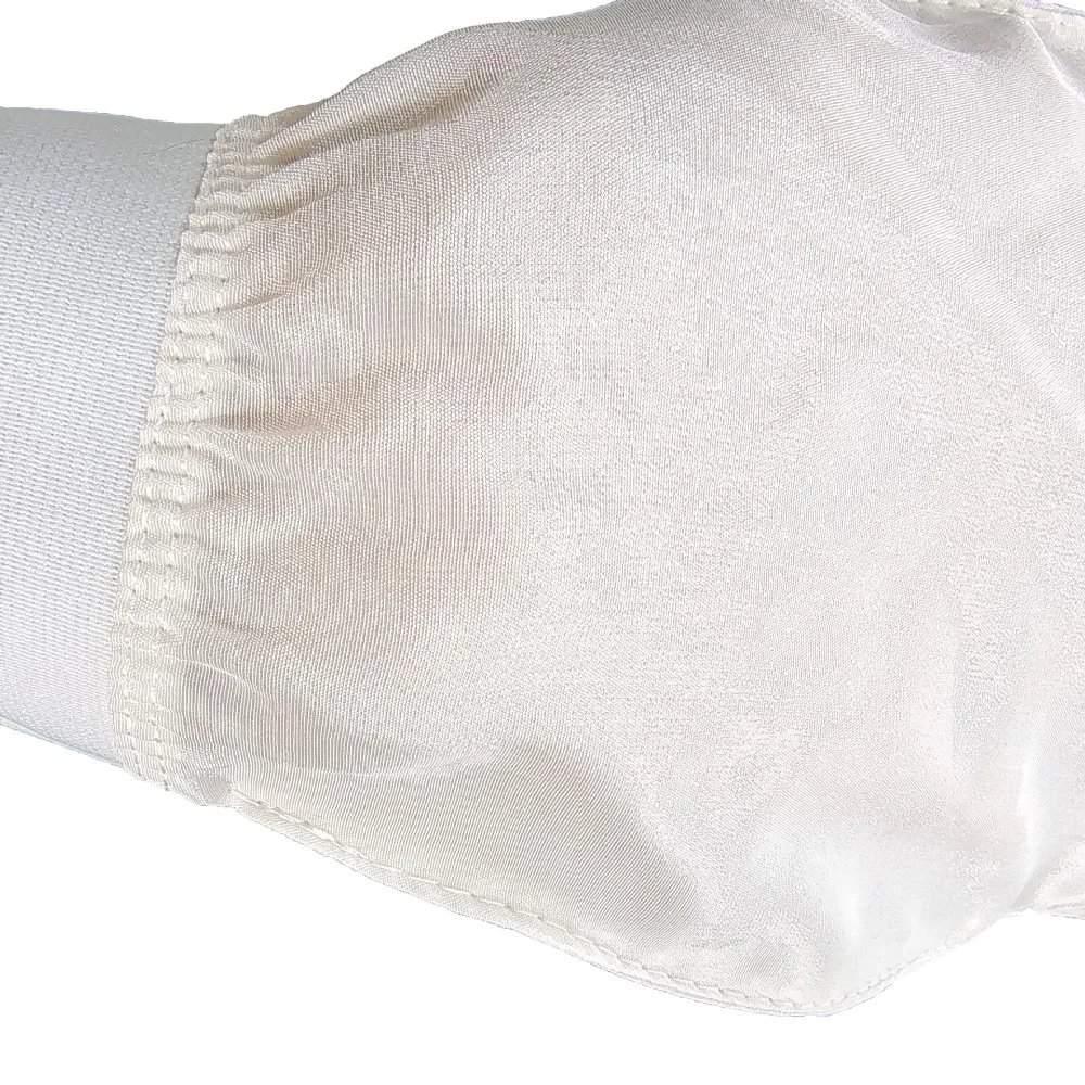 1 قطعة 100% الحرير التقشير غسل الوجه منشفة التجميل لينة التقشير الجلد حمام فرك الحرير حمام الوجه قفازات غسل الاستحمام اكسسوارات