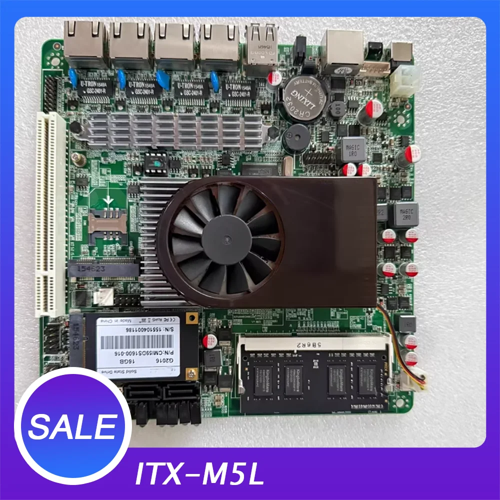 

Industrial motherboard with 4 Gigabit network ports ITX-M5L