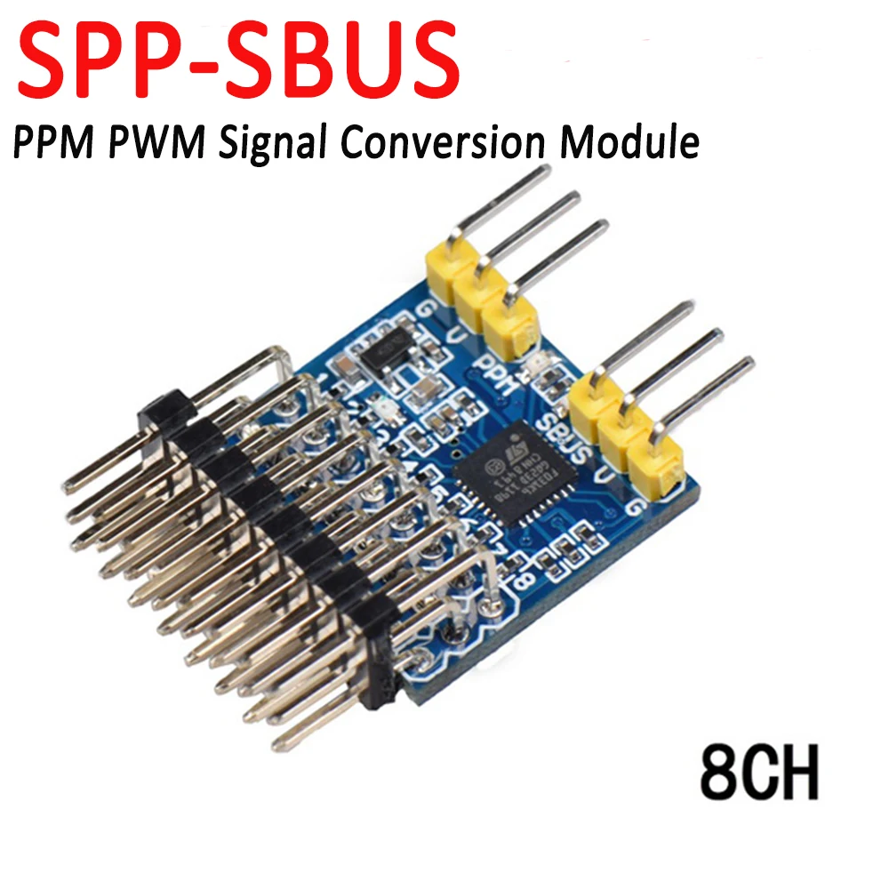 21X21mm JHEMCU SPP-SBUS 8CH SPP Converter 15A 3.3-20V for PPM PWM SBUS Signal Conversion FLYSKY IA6B FRSKY X8R Receivers