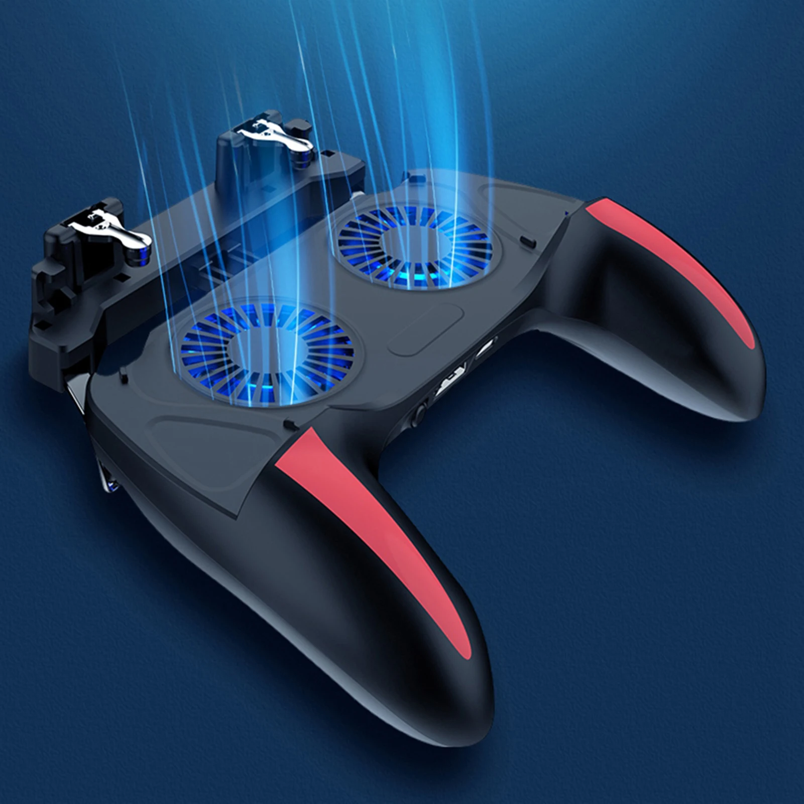 

H10 Gaming Handheld Grip Game Controller Joystick Gamepad For Pubg Trigger Cooling Fan Cooler Phone 2500mAh/5000mAh Battery