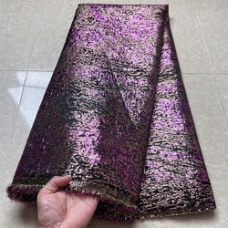 2023High Quality African Nigerian Tulle Lace Fabric Organza Embroidery Guipure Party Gown Dress Brocade Jacquard Wedding 5Yard