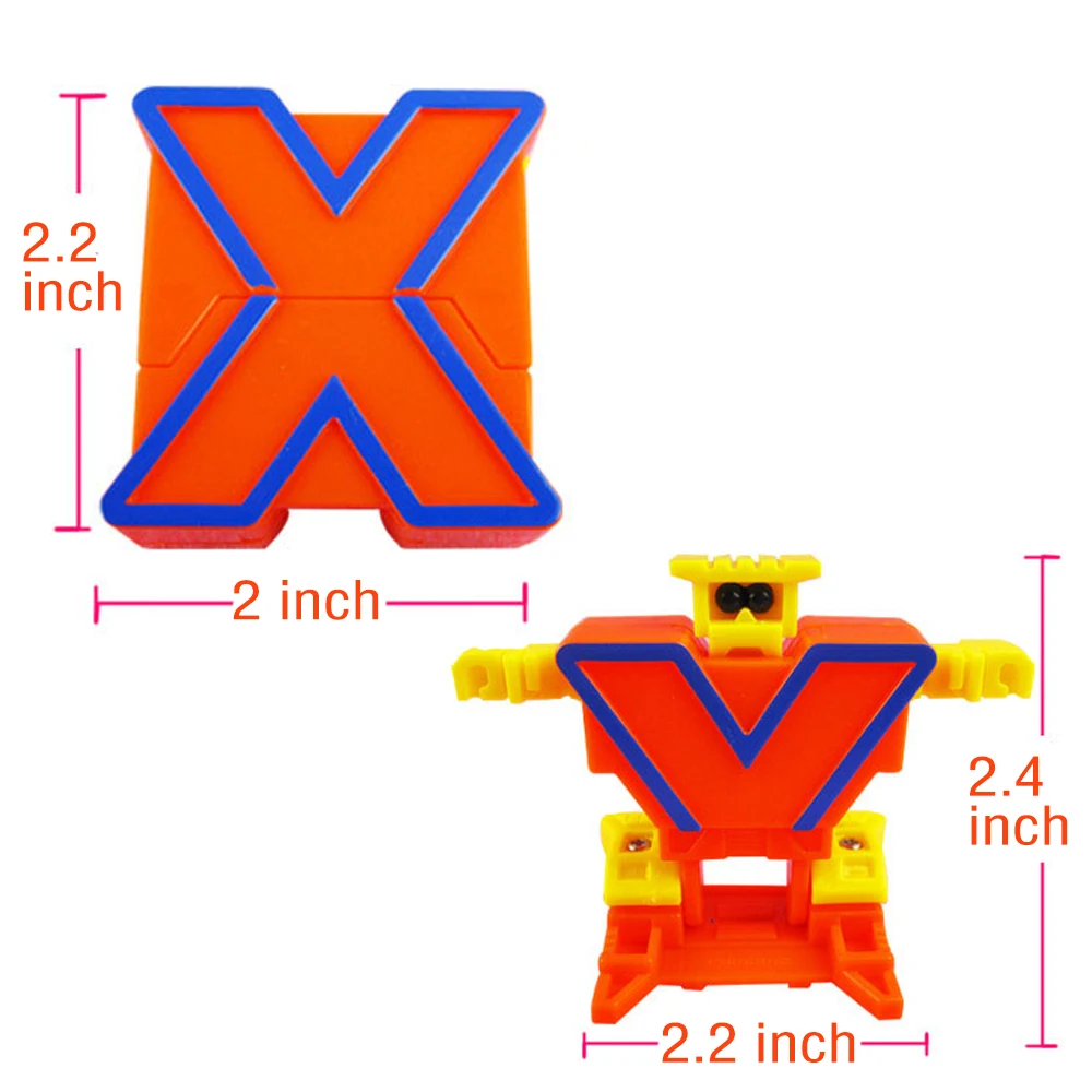 ตัวอักษรการเปลี่ยนแปลงหุ่นยนต์ตัวอักษรภาษาอังกฤษเรียนรู้ 26 พีซีการเสียรูปแอ็คชั่นตัวเลขการศึกษาของเล่นสำหรับของขวัญสำหรับเด็กของขวัญ