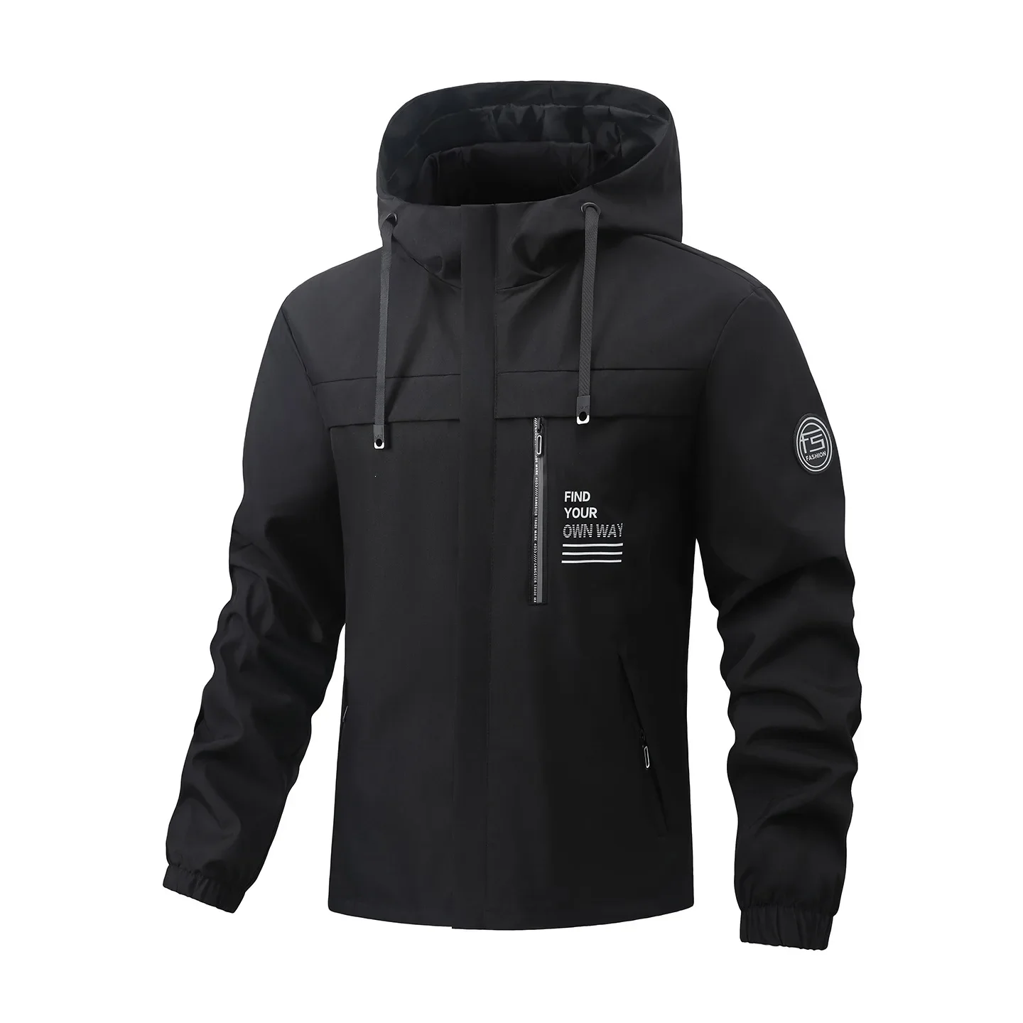 Winter Jacket Men Warm Coat Thick Fleece Male Zipper Hooded Jackets Casual Hooded Sportswear Outerwear Long Sleeves Sports Hoody