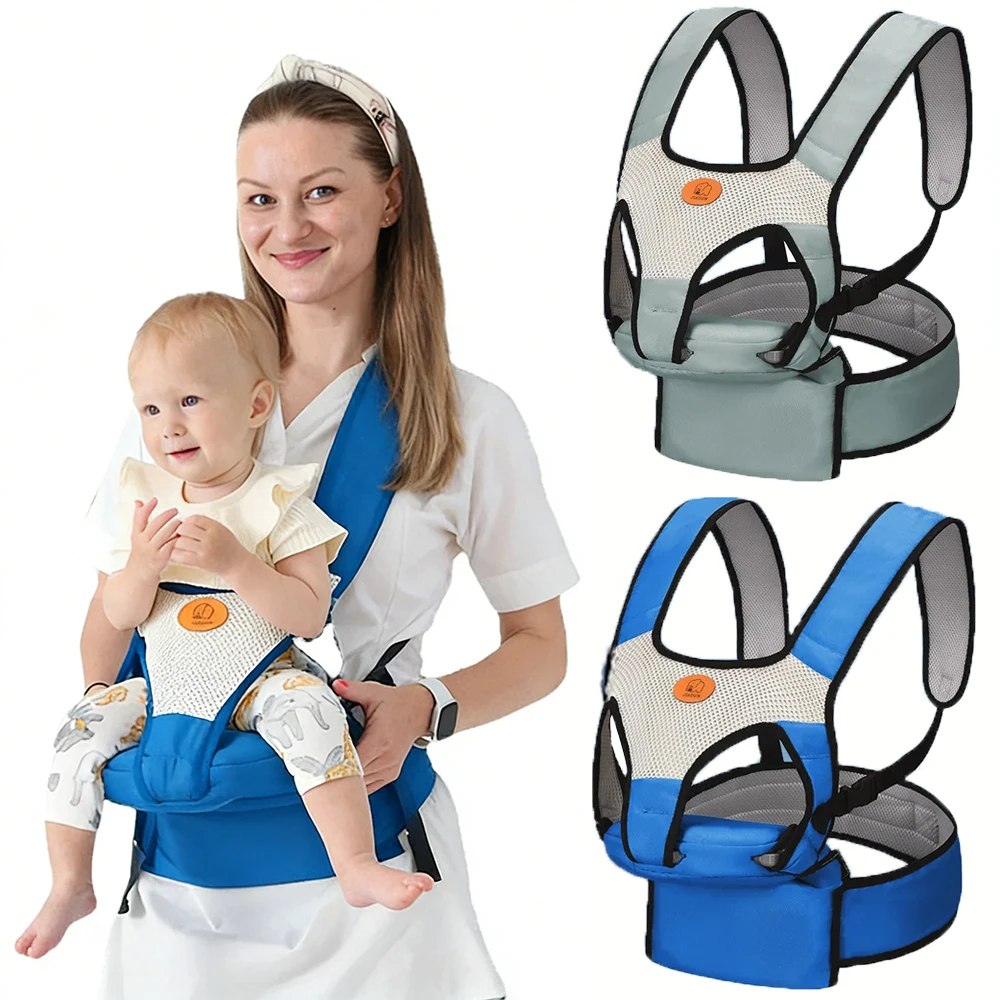 

Эргономичный рюкзак-переноска для младенцев с сиденьем на пояс, слинг-кенгуру для ношения на плече, для детей от 3 до 36 месяцев