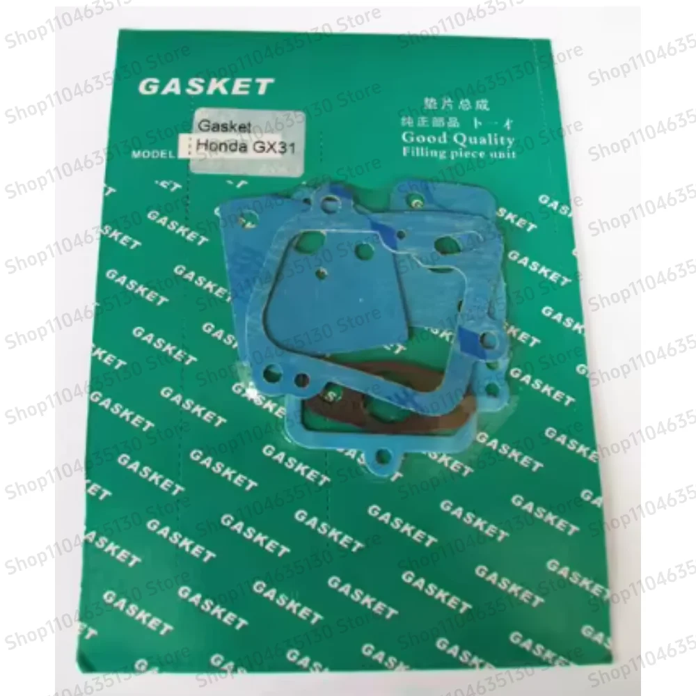 

2 шт.GX31 комплект прокладок для Honda GX22 FG100 2,5 л.с., 4-тактный двигатель, кусторез, цилиндр, карбюратор, глушитель, замена прокладок