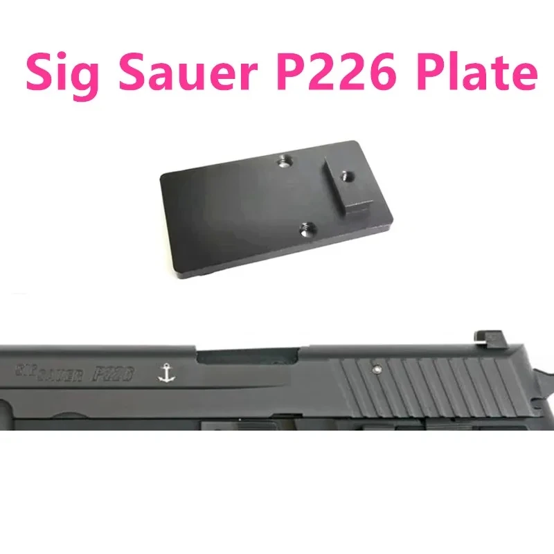 

Metal Base Optic Red Dot sight Mount Plate for Sig sauer P226 220 Full-Sized P224 225 228 229 SP2022 Fit SRO 507C Frenzy MOS 507