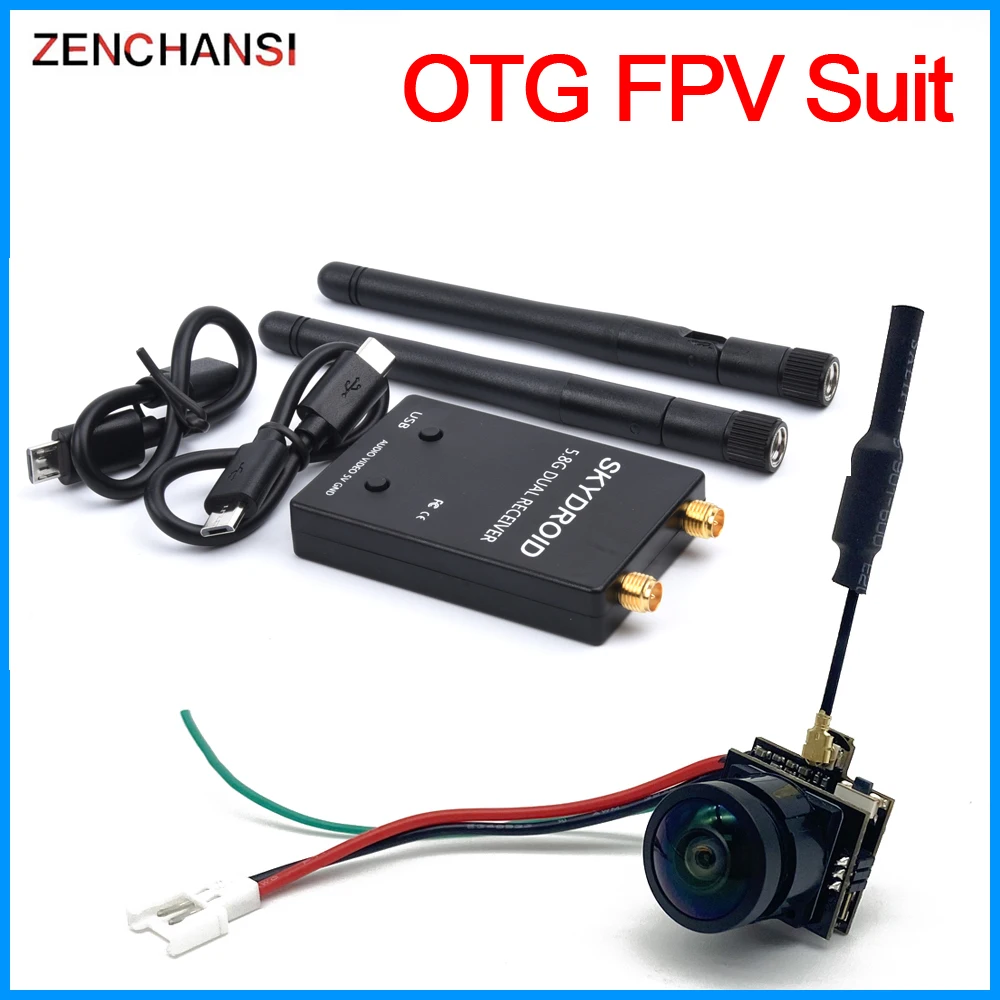 Récepteur MooRF OTG à longue portée pour téléphone portable Android, capuchon vidéo, émetteur SkyLevid UVC FPV, pièce RC pour tablette