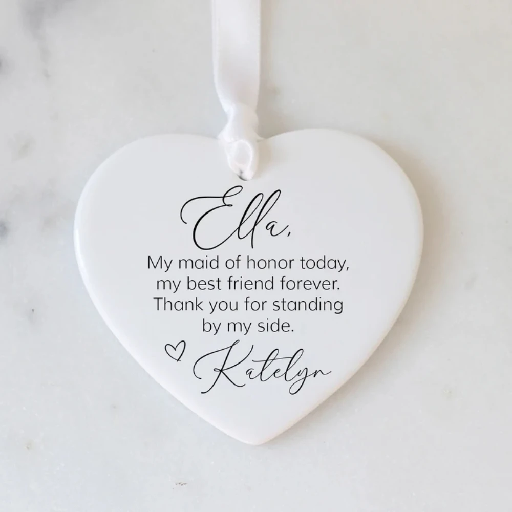 Personalized Maid of Honor Gift From Bride Matron of Honor Bridesmaid Gift Sister of The Bride Step Sister Bride Sister in Law