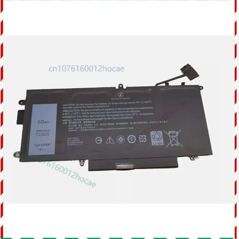 

New 4 Cell 60wh 7.6V Battery for Dell N18GG 725KY 3MVYT 451-BBZC 0N18GG 0K5XWW Fast ship