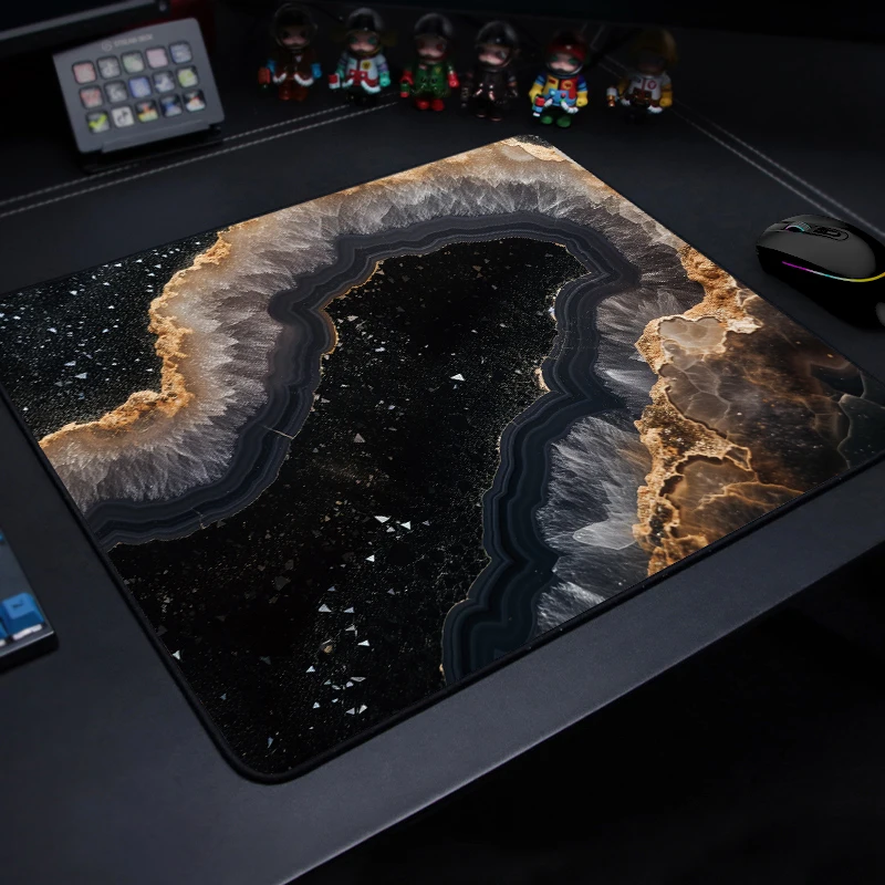 E-Sports Mousepad Gradient Art Abstract Fluid Liquid Gas  Colorful Speed Mice Pad Premium Locking Edge Mouse Mat Desk Mat