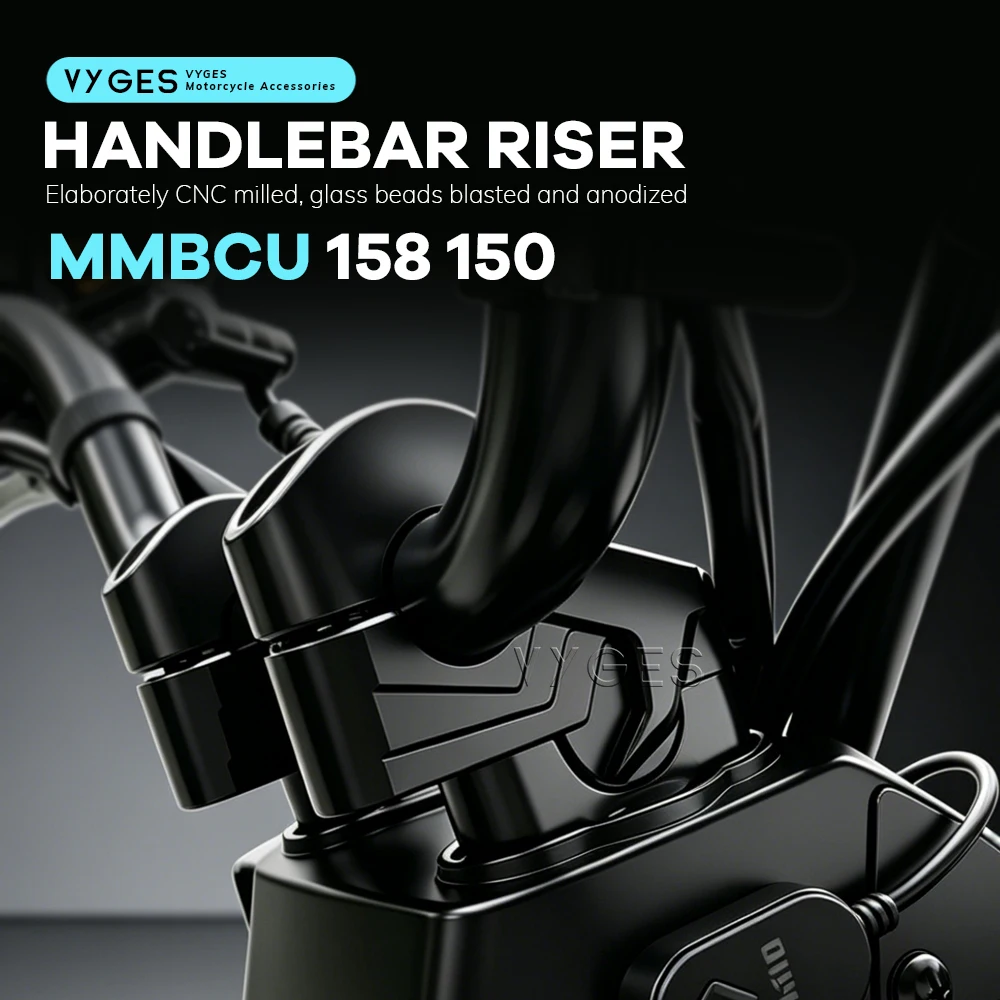 Motorcycle Accessories Handlebar Riser Drag Handle Bar Clamp Extend Adapter For SYM MMBCU 158 150 MMBCU158 MMBCU150