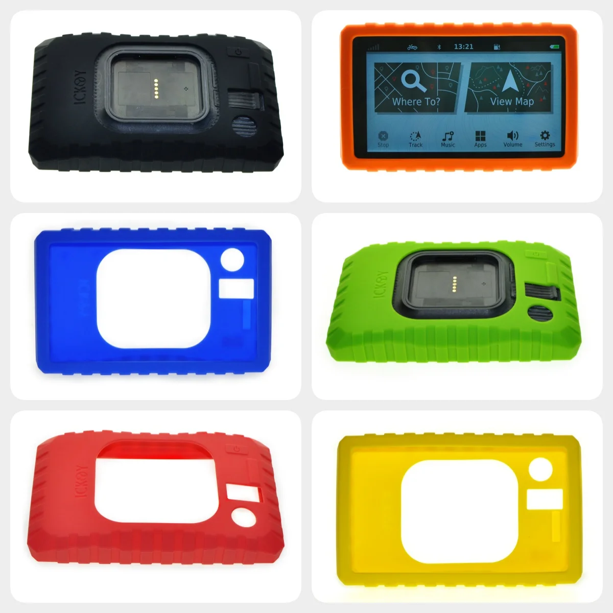 Osłona ekranu LCD + ochronna silikonowa obudowa do Garmin ZUMO XT/Tread Powersport Off-Road 5,5-calowe akcesoria motocyklowe GPS — zdjęcie produktu 4