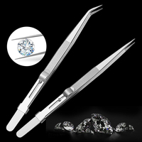 Professional stainless steel high quality jewelry tweezers for DIY diamond gem jewelry Jeweler's jewelry making tools