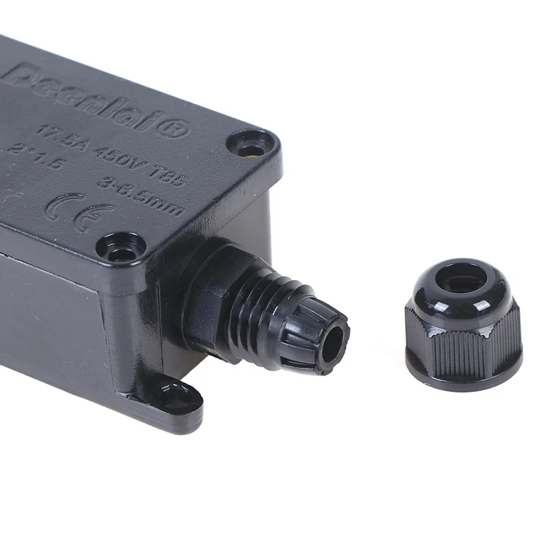 2 Way Outdoor Waterproof IP66 Electrical Cable Wire Connector Junction Box With Terminal 450V Junction Box for Led Light image 5