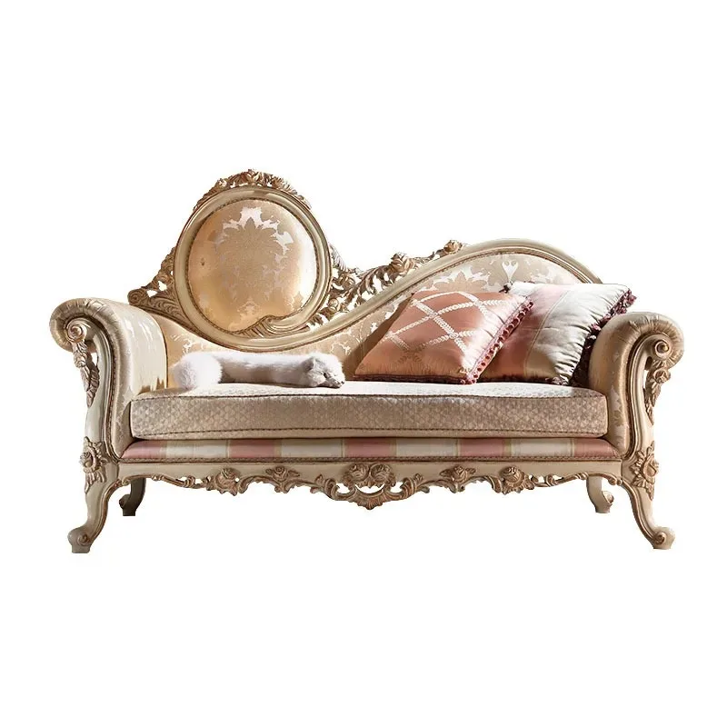 Concubine Chair Court French Living Room Single Sofa Chair Bedroom Fabric Concubine Lounge Bedside Stool