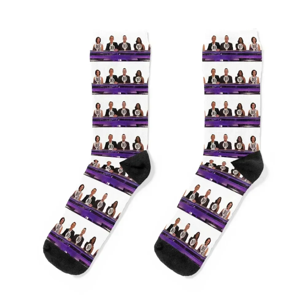 Strictly Judges 10s Socks Run japanese fashion Socks Ladies Men's