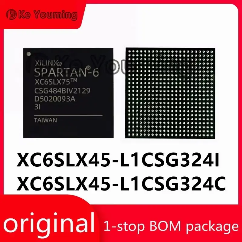 

Integrated Circuit IC, FPGA - Field Programmable Gate Array, XC6SLX45-L1CSG324I, XC6SLX45-L1CSG324C, CSBGA-324