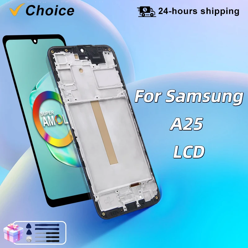 Choice For Samsung A25 LCD Display A256B A256E A256U Touch Screen Digitizer For Samsung A256 SM-A256F Display Replacement Parts