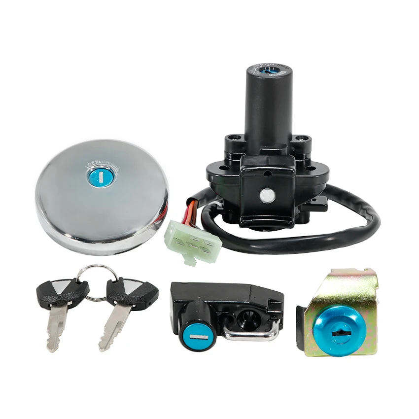 

Fit for Kawasaki W800 2019 2020 2021 Years Motorcycle Ignition Switch Seat Lock Key Fuel Gas Cap Set OEM:27048-5311 / 51049-0003