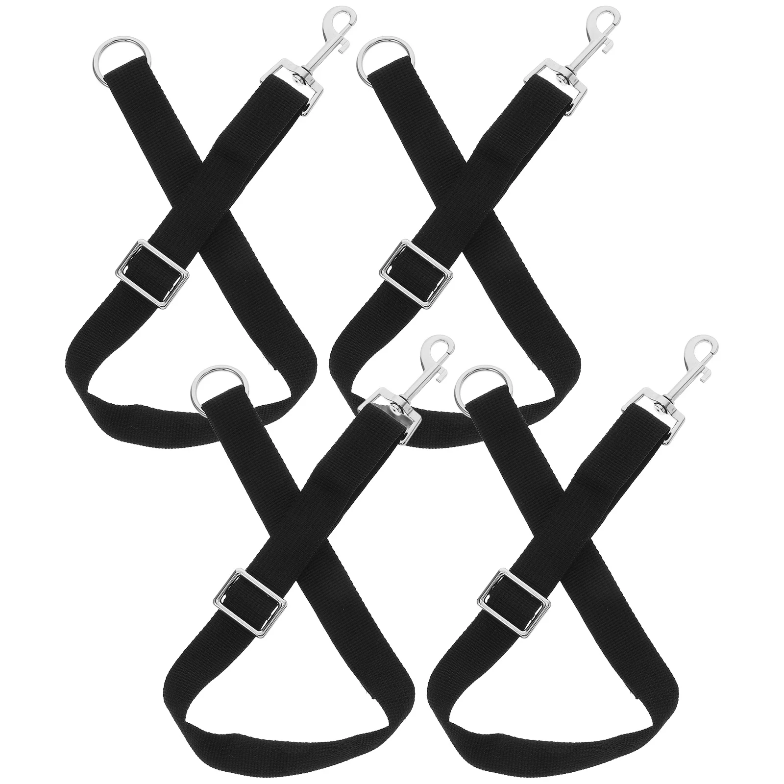 4 قطع من أشرطة تعليق دلو قابلة للتعديل لدلاء مياه الحصان ملحقات نايلون شديدة التحمل حلقة تغذية آمنة #6