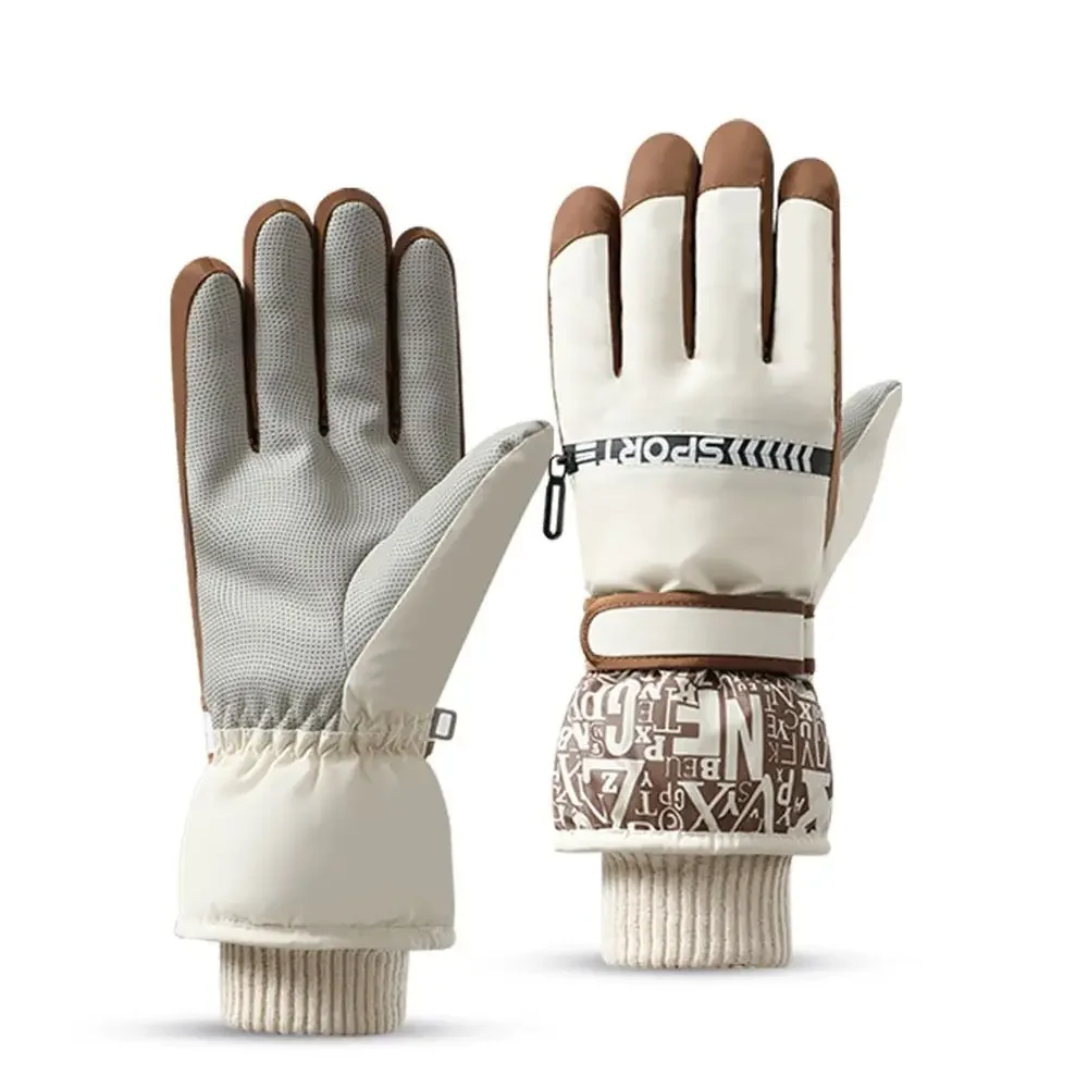 

TouchScreen Snow Ski Gloves Waterproof Full Finger Warm Cycling Gloves Cold Resistance Non-slip Snowboard Mittens Winter