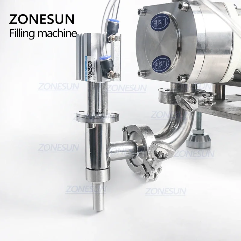 ZONESUN ZS-RPGT900 máquina de llenado de bomba de Rotor semiautomática pasta de pegamento de Gel mermelada de miel esmalte de uñas relleno de carne queso