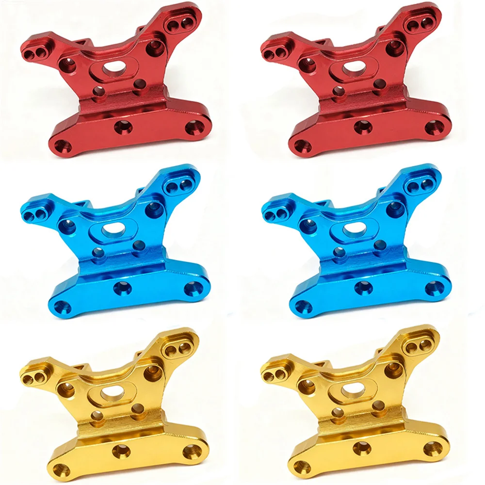 อะไหล่โลหะสำหรับอัพเกรดรถบังคับวิทยุความเร็วสูง ชุดยึดโช้คอัพหน้าและหลัง สำหรับ SCY1/16 JJRC