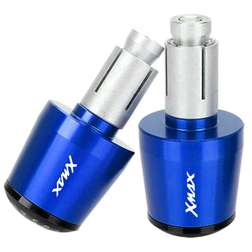 

For Yamaha XMAX 2006-2023 2024 CNC Aluminium Motorcycle Accessories Handlebar Grips Bar Ends Cap Counterweight Plug Slide Cover