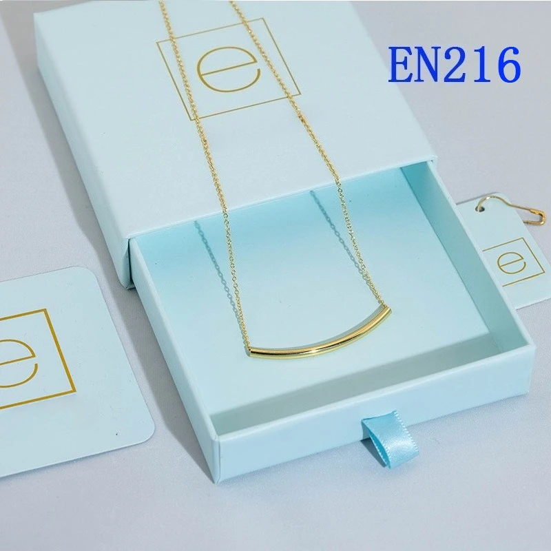 

VKVVA Fashion Jewelry Gold-plated Curved Tube Clavicle Necklace for Women Unique Gifts