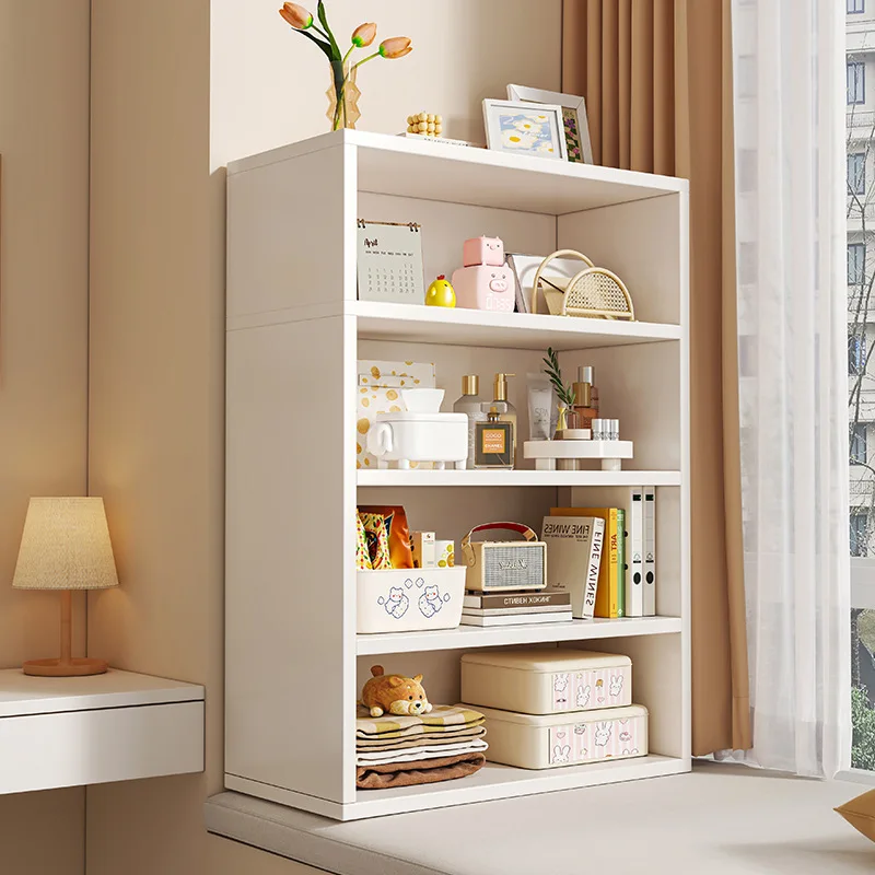 Aoliviya Bay Window Storage Cabinet Bookshelf Girls' Home Windowsill Storage Cabinet Small Bookcase Desk Integrated on Windowsil