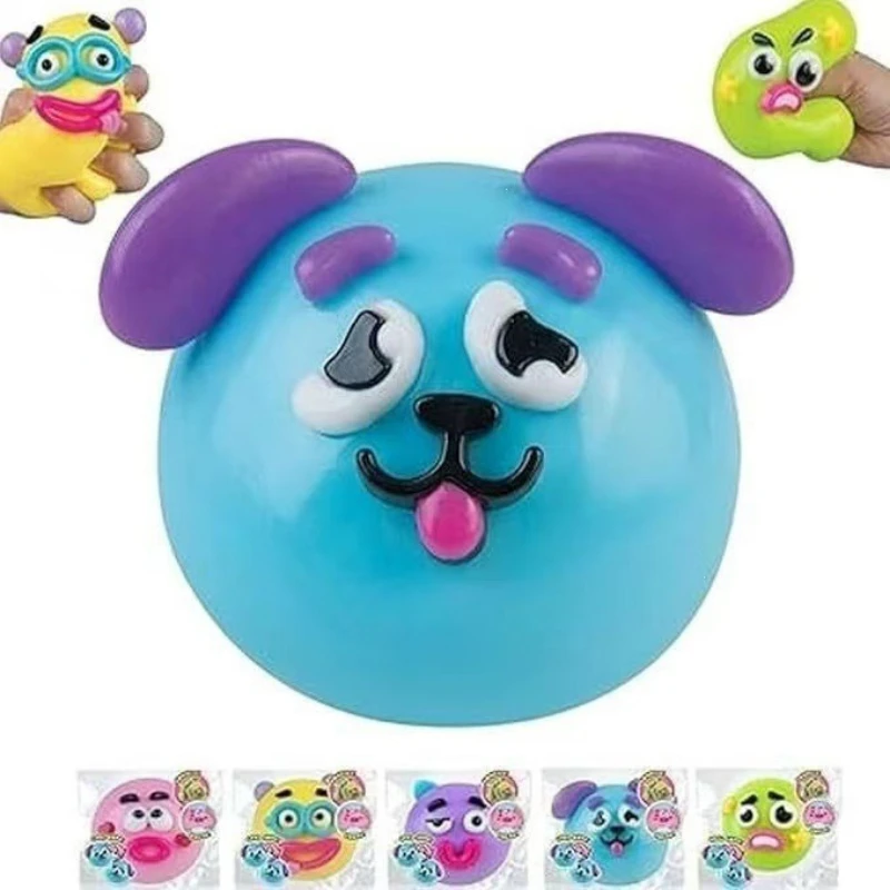 Soft Dog Face Versatile and Moldable Creating Adorable Slow-bouncing Stress-relieving and Enjoyable Shapes To Squeeze and Play