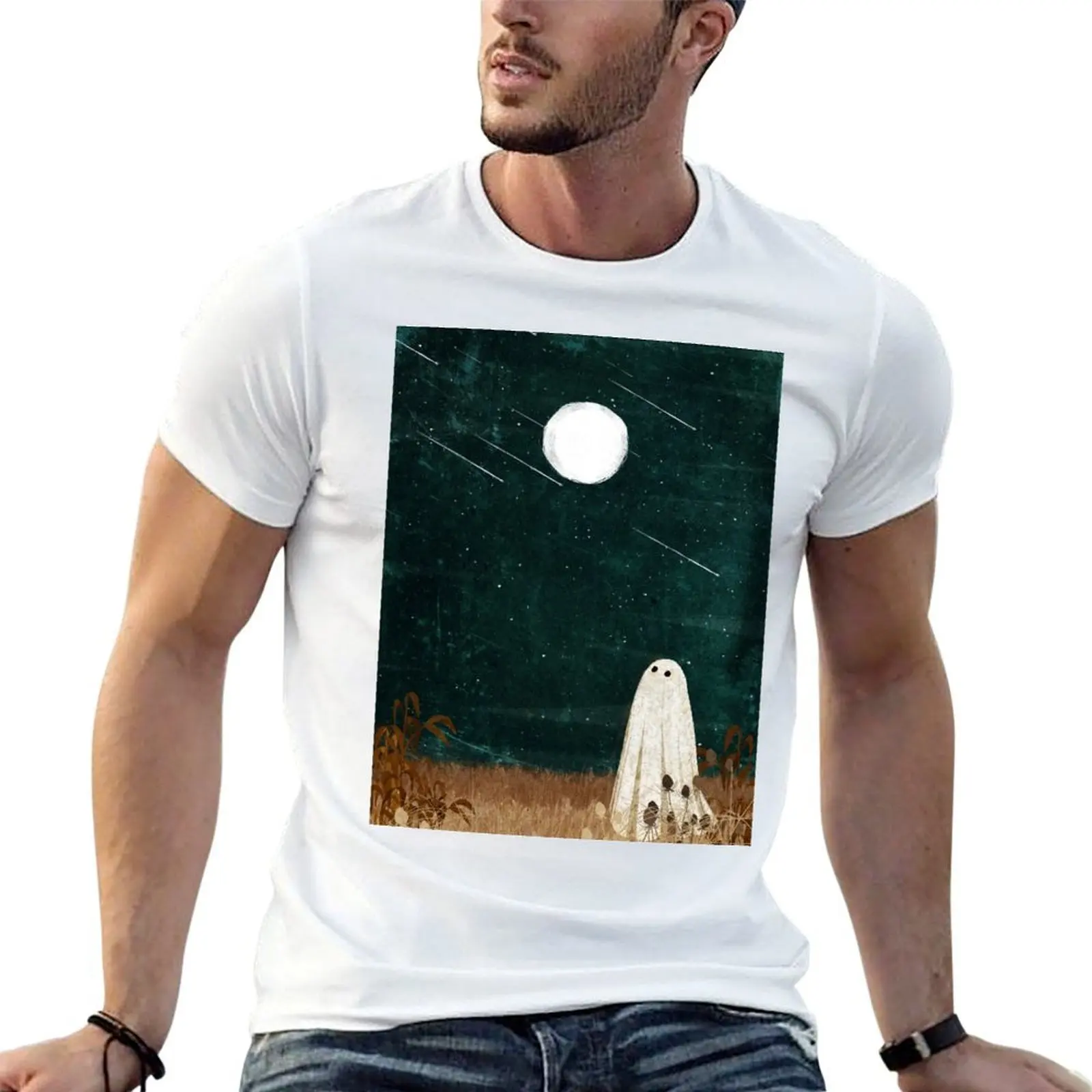 

Meteor Shower T-Shirt man tshirt t shirts for man pack white T-Shirt