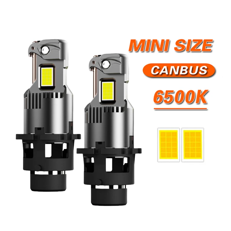 

SUKIOTO Mini D2S D4S LED Car Headlight Canbus Wireless HID D2R D4R LED Xenon Bulb 1:1 Led Auto Lamp Light Plug and Play Headlamp