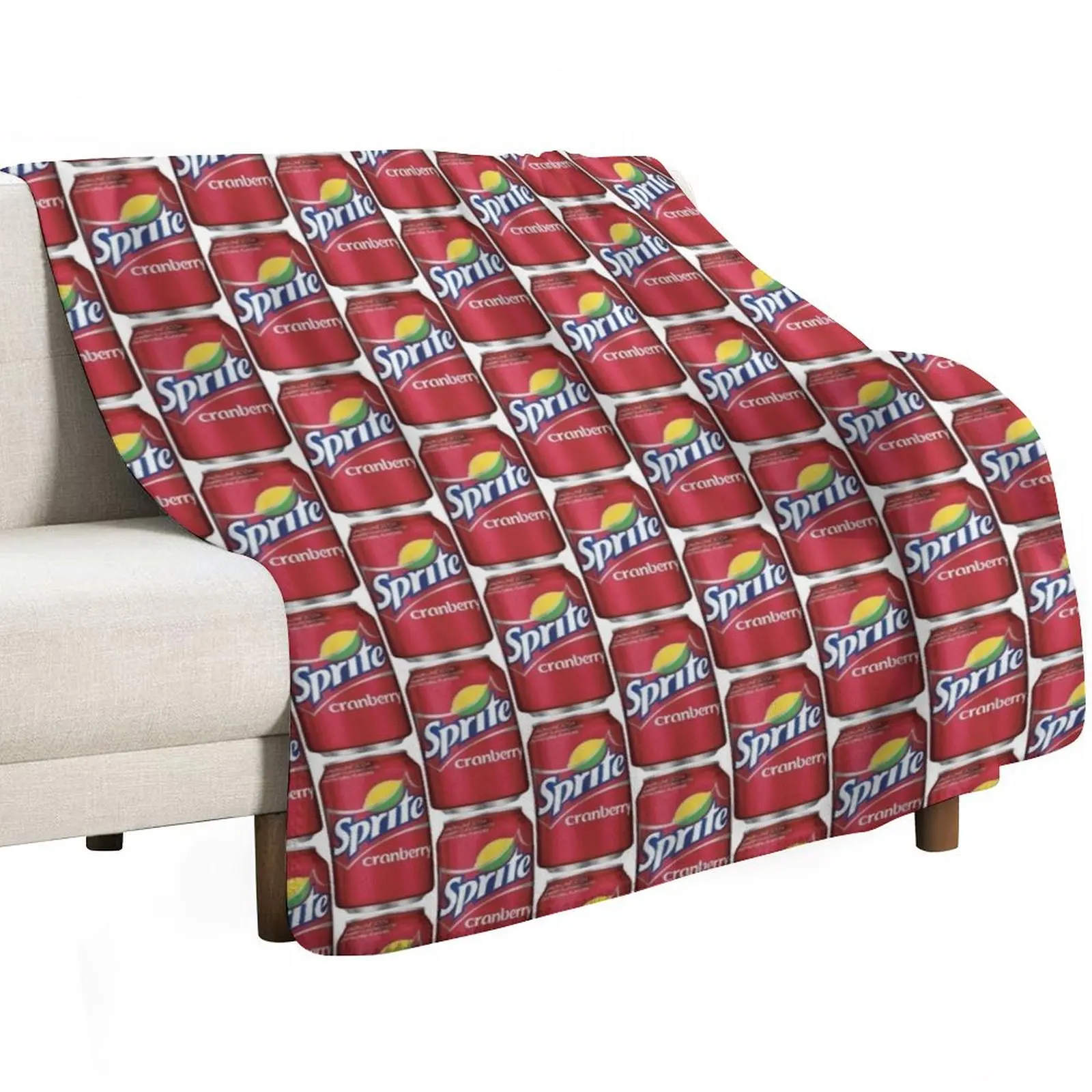 Sprite Cranberry Throw Blanket for winter Bed covers Winter beds Bed Single Plush Blankets